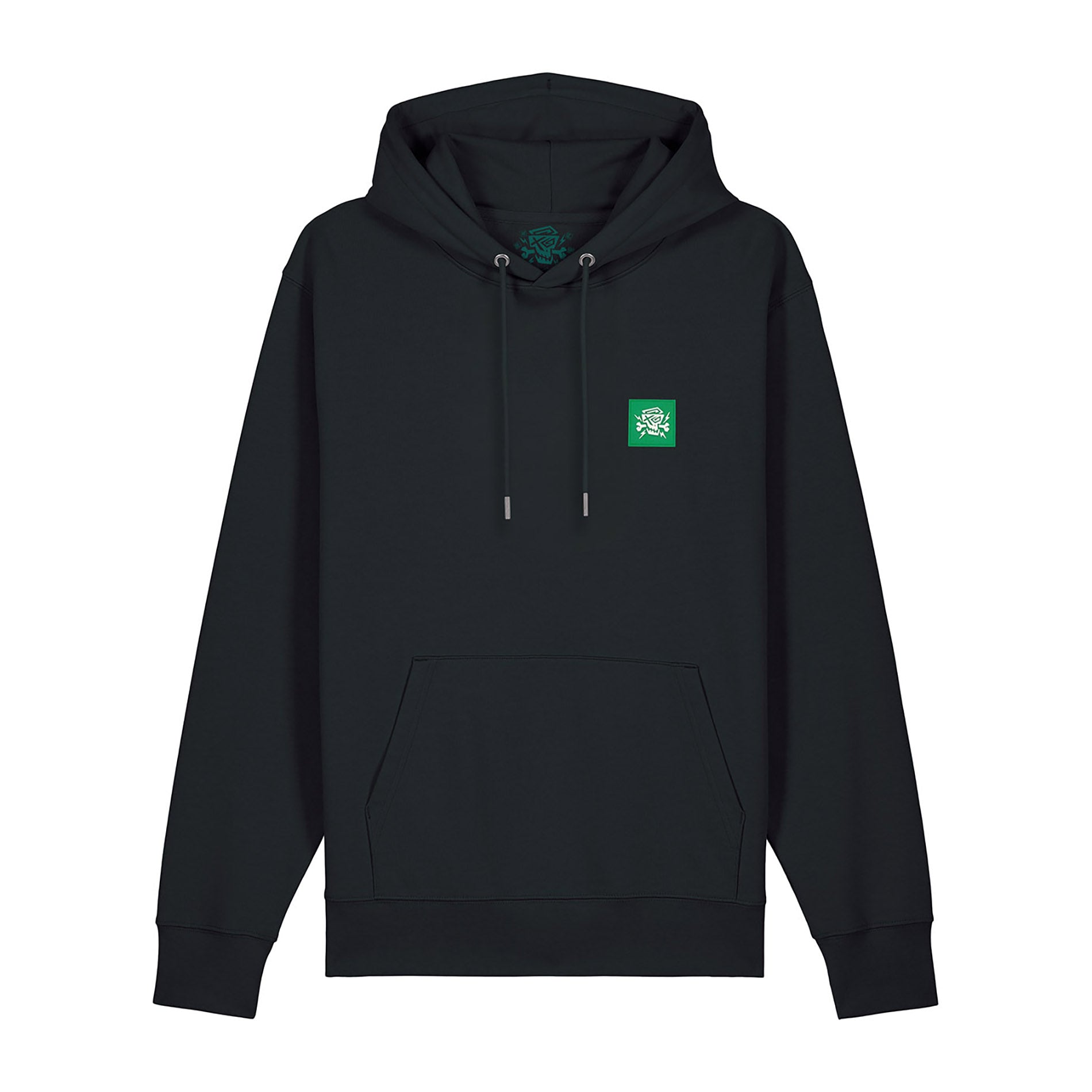 Vorderansicht des Hoodie Racetrack von PsychoLab, schlicht und modern, perfekt für lässige Outfits.