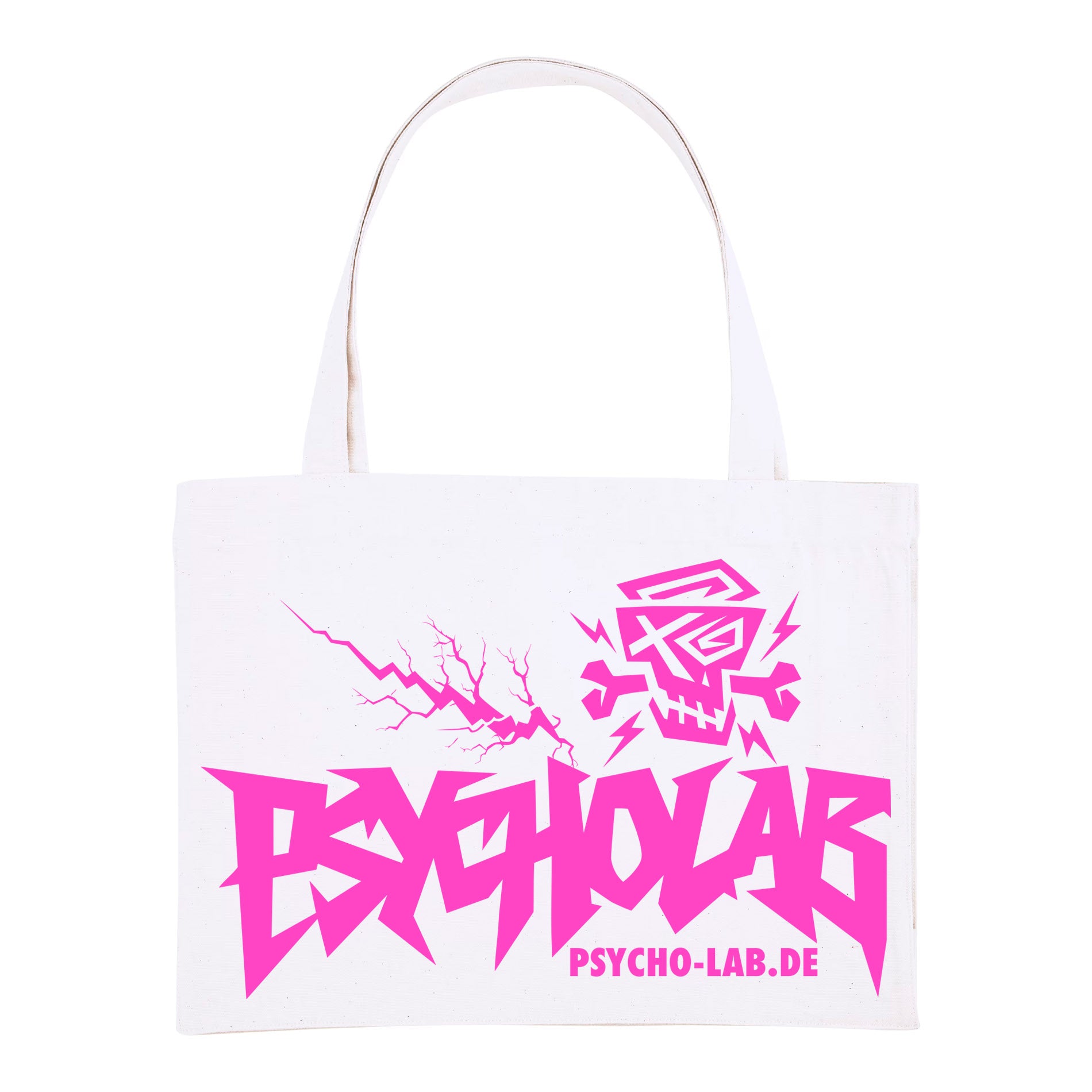 Nahaufnahme der Famous Bag von PsychoLab, die im Großen und auffälligen Pink-Design das urbano Gefühl wiedergibt.
