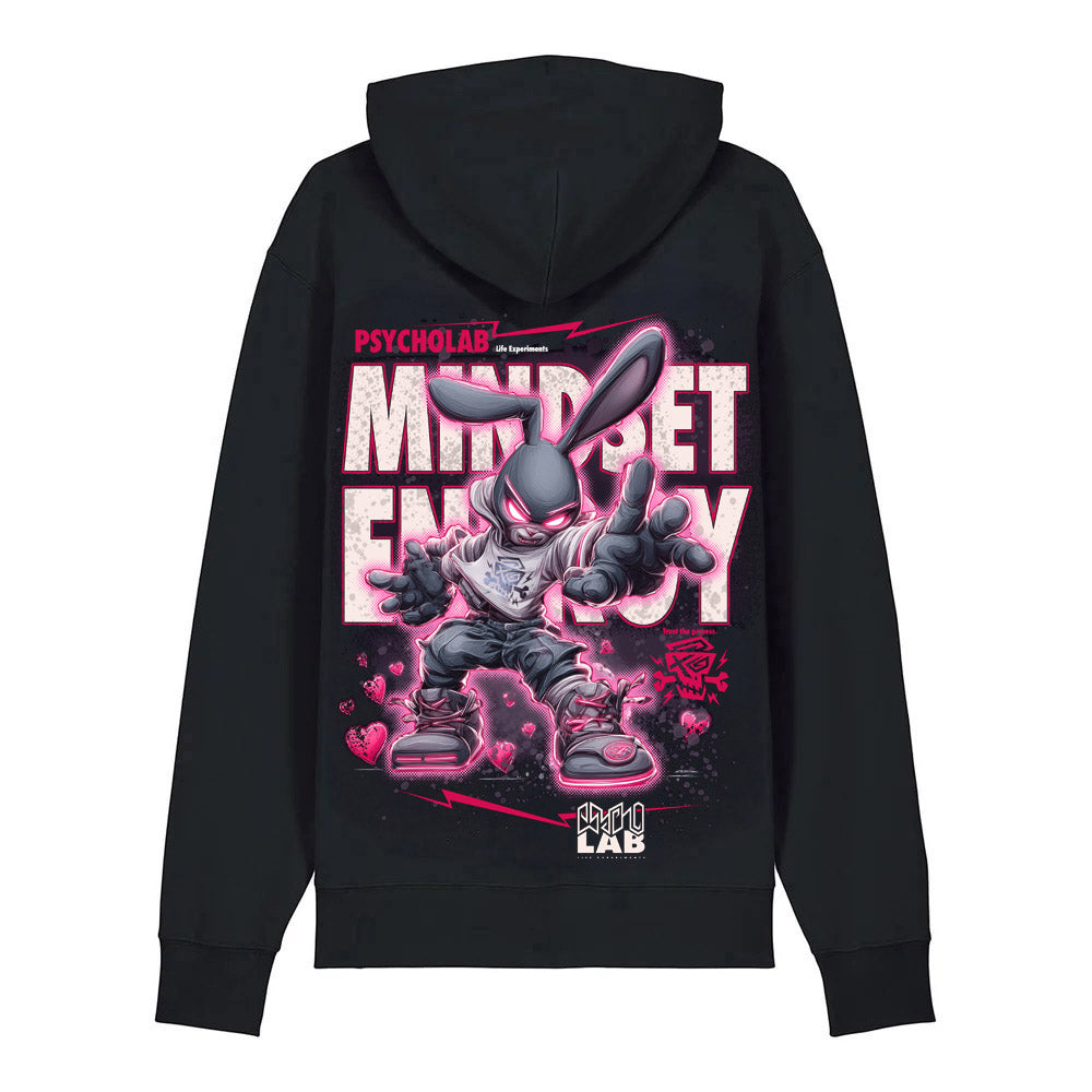 Rab Bit Hoodie Black – Graffiti Streetwear mit Mindset Energy