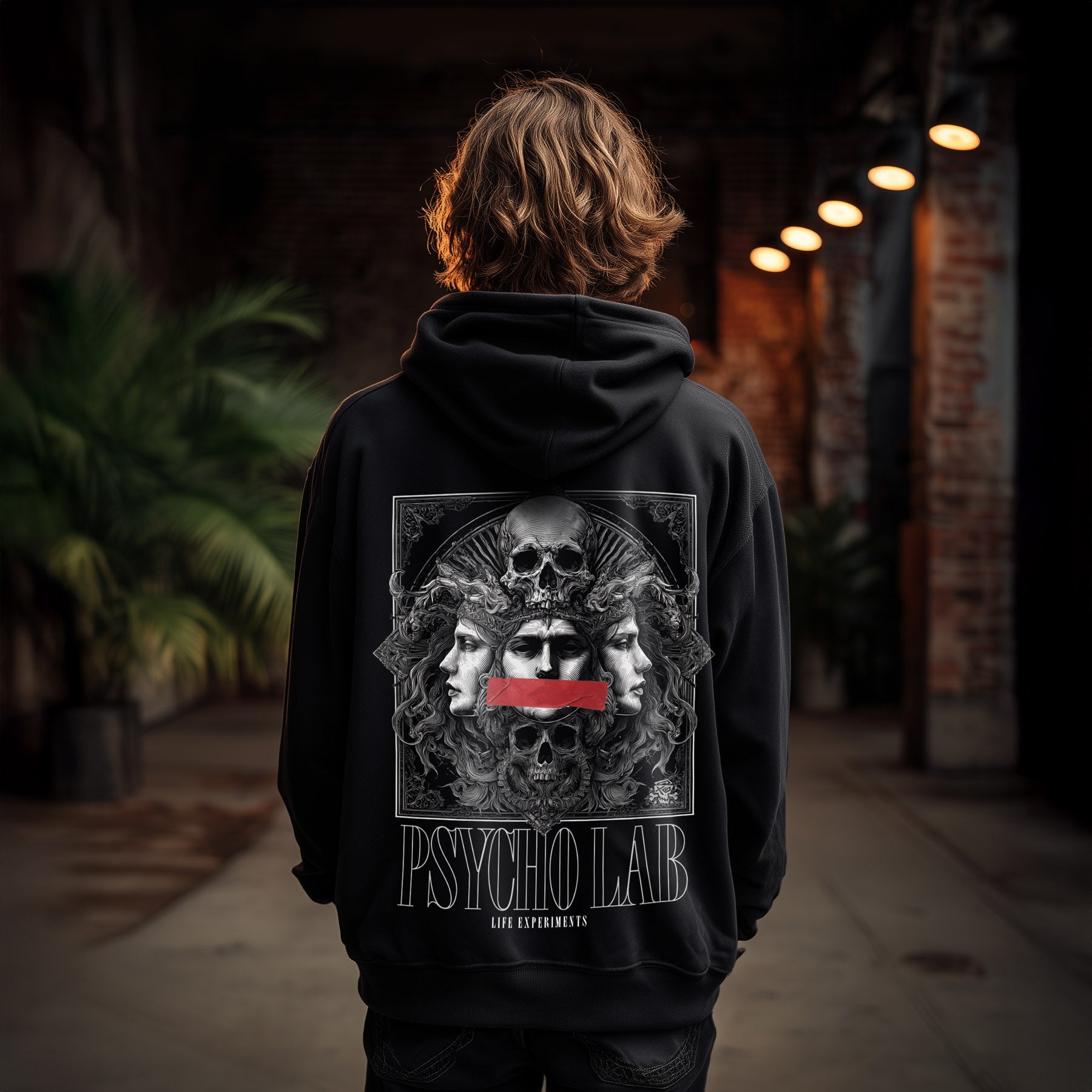 Still Hoodie Black – Skull Art Streetwear, limitiert & nachhaltig