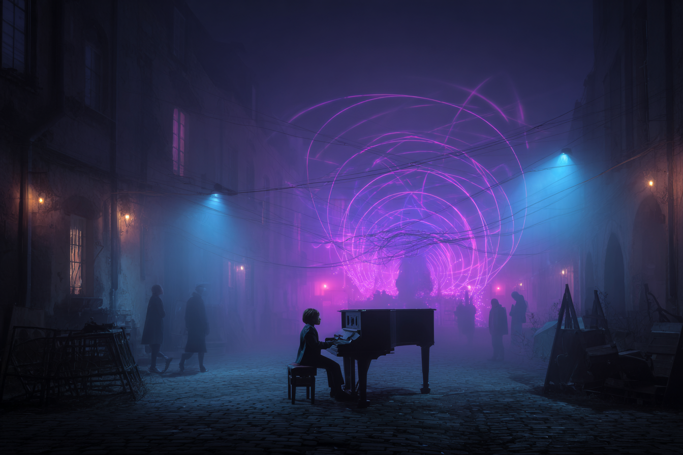 Es begann mit einem Ton.