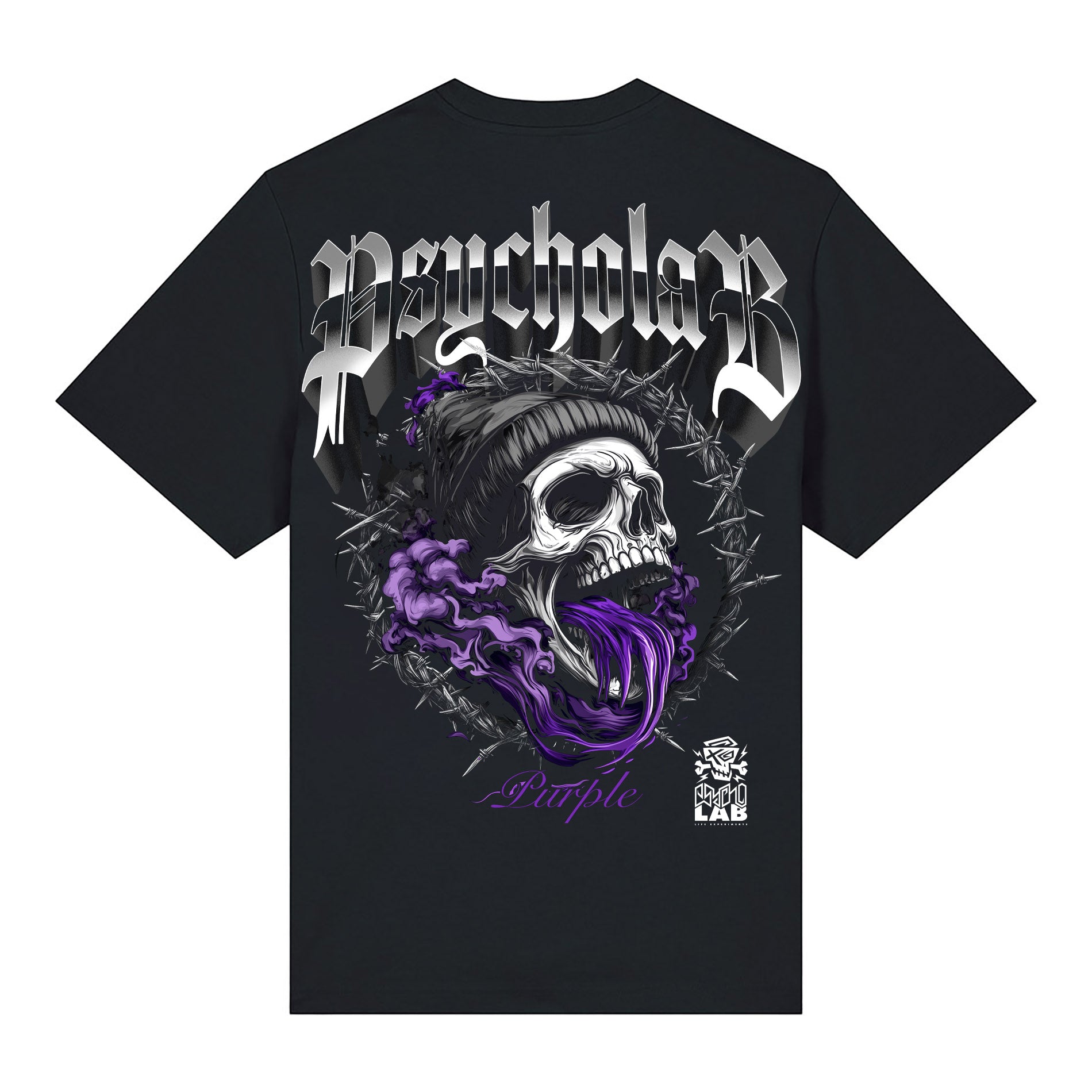 Purple T-Shirt Black