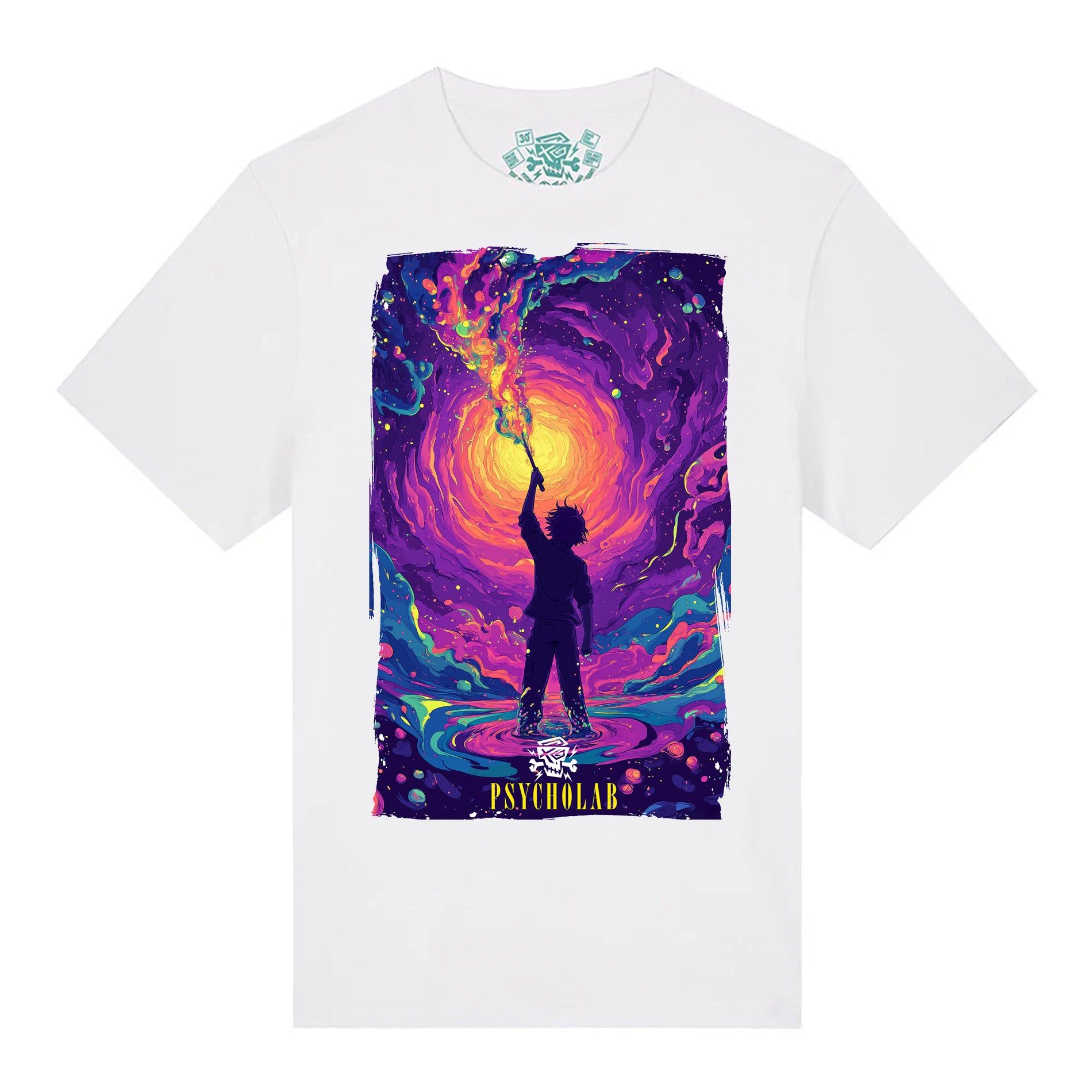 T-Shirt Painting Sky White