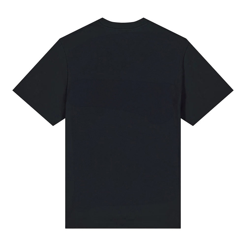 Rückansicht des Tag T-Shirts Black von PsychoLab, komplett in schwarz ohne Aufdruck, ideal für urbanen Streetwear-Look.